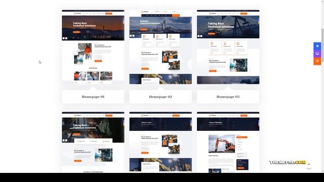 Kingstrox - Factory and Industrial Business WordPress Theme engineering corporate Website Builder смотреть онлайн