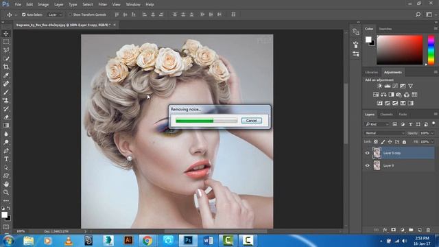 Oil Paint Effect l Photoshop Tutorial l смотреть онлайн