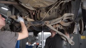 Ford Focus замена элементов задней подвески ютуб кумоторс