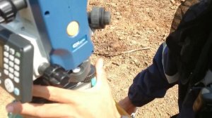 Прямая засечка + установка прибора над точкой Sokkia CX-105L