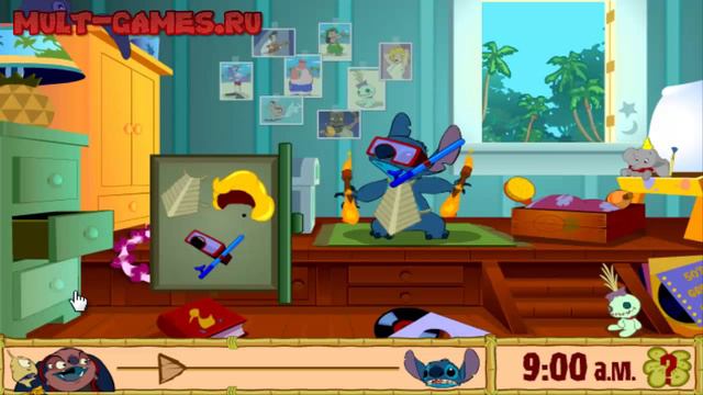 Онлайн игры Поиск предметов Лило и Стич смотреть онлайн