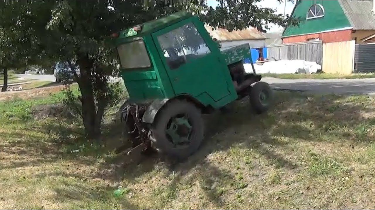 Мини трактор ДВС ОКА смотреть онлайн