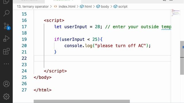 14. #es6 #ternary operator - why #ternary is different than if else смотреть онлайн