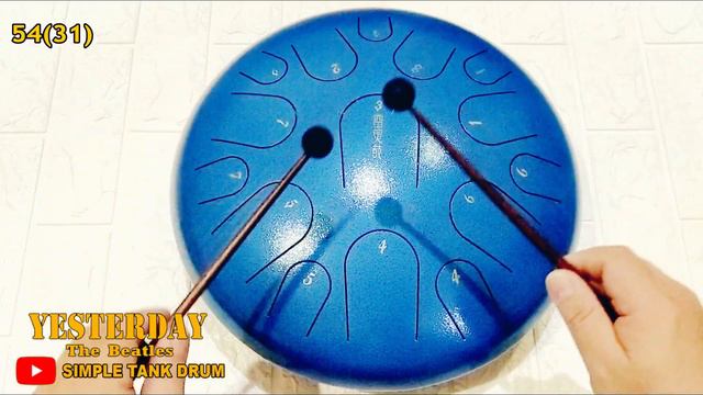 Yesterday (The Beatles) - Simple Tank Drum Cover with Tabs смотреть онлайн