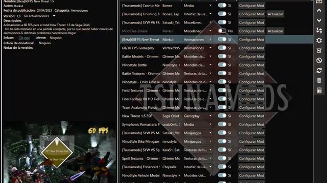 FF7 Mod | 60 FPS | New Threat 1.5