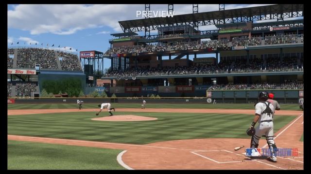 Pitcher hit in face.MLB The Show 16 смотреть онлайн