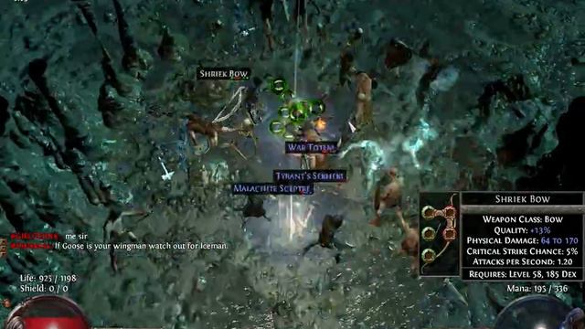 Dual-wield Flicker Acrobatics Ranger lvl 62 Path of Exile Beta v0.9.5 part 2 смотреть онлайн