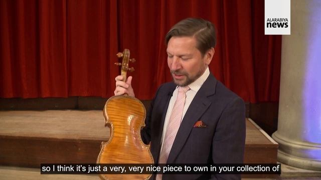 Rare inlaid Stradivari violin could fetch $11 million at auction. смотреть онлайн