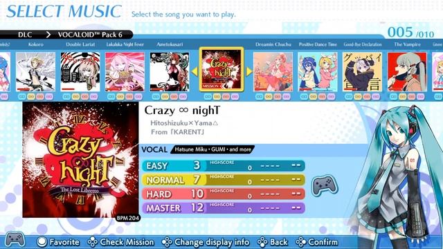 Vocaloid Pack 6 DLC overview for Groove Coaster Wai Wai Party!!!! смотреть онлайн