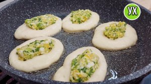 10 минут и вся семья сыта! САМЫЙ удачный рецепт теста для ленивых пирожков - как пух!