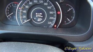 Honda CR-V. Как обнулить километраж (A и B)?