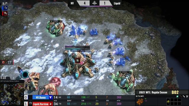 StarCraft 2 - Team NV vs Team Liquid Match #3 Bunny vs Harstem World Team League Season 2 Winter смотреть онлайн