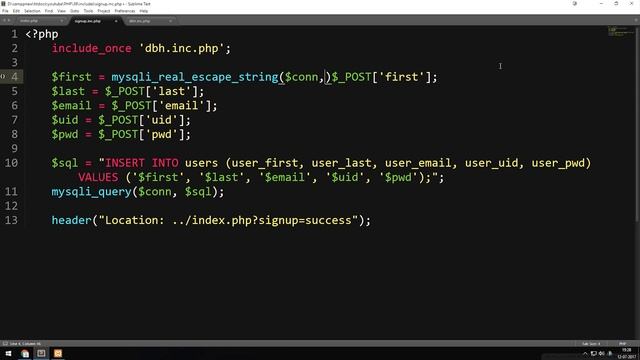 39: Protect your database against SQL injection using MySQLi | PHP tutorial | Learn PHP programming смотреть онлайн