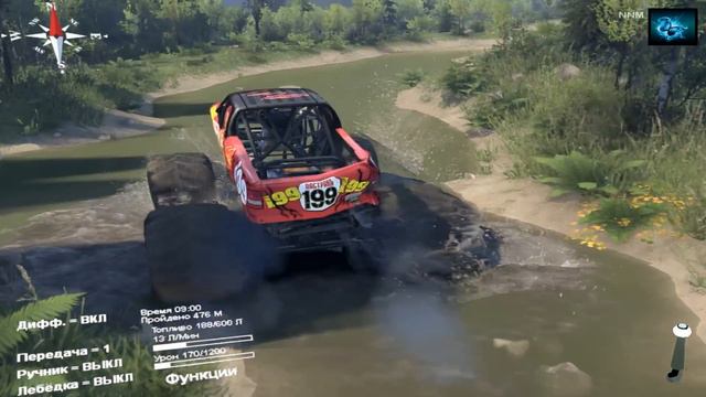 Моды на SpinTires #55 Monster Truck смотреть онлайн