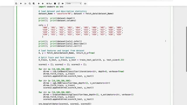 How to compare boosting ensemble Classifiers using waveform dataset смотреть онлайн