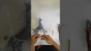 Видео урок по созданию лошадки из проволоки часть 1 от Полины Русаковой