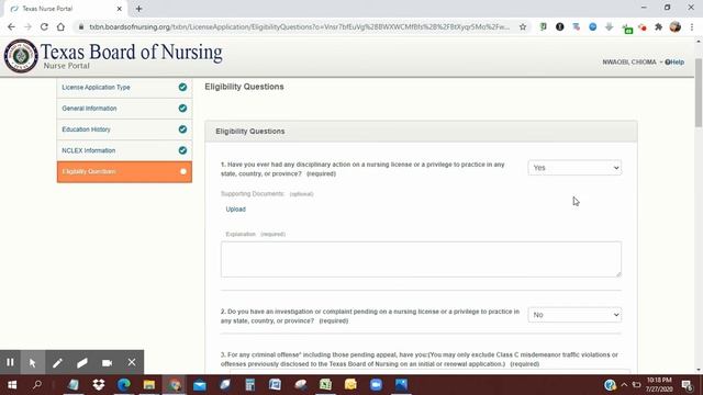 UPDATE: How to Apply with Texas Board of Nursing for NCLEX (New website updates) смотреть онлайн