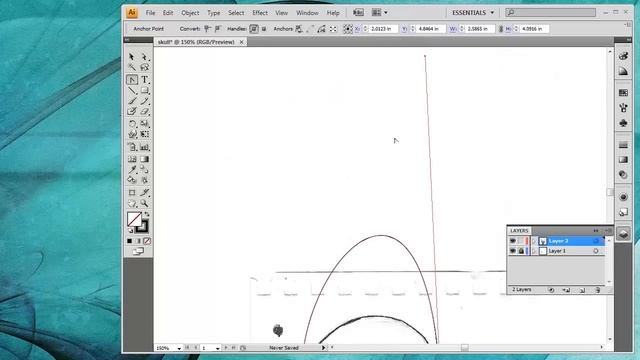 How to convert a drawing into vector art inside Adobe Illustrator смотреть онлайн