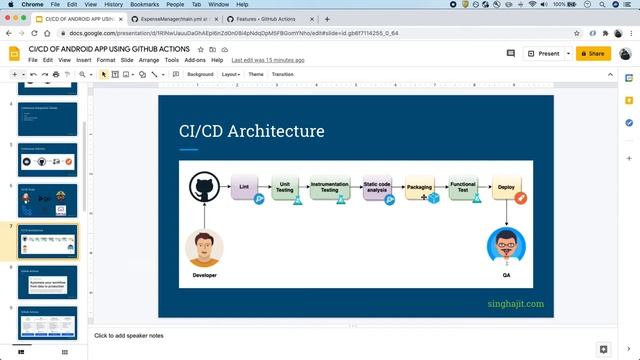 CI/CD setup for Android App using Github Actions || Part 1 || Ajit Singh смотреть онлайн