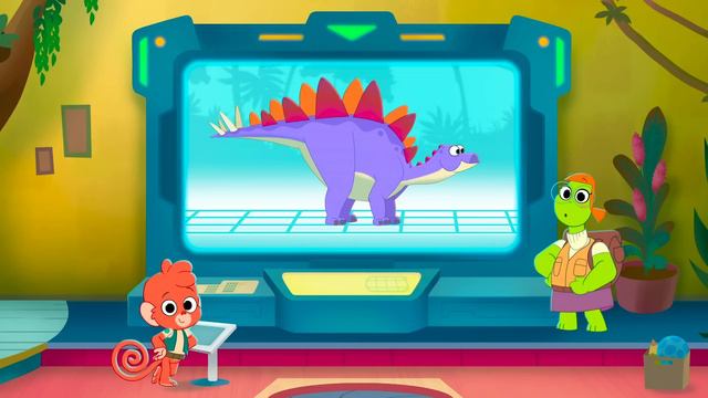 Club Baboo And The Dinosaurs | Watch Out For That Velociraptor Baboo! | Dinos For Kids