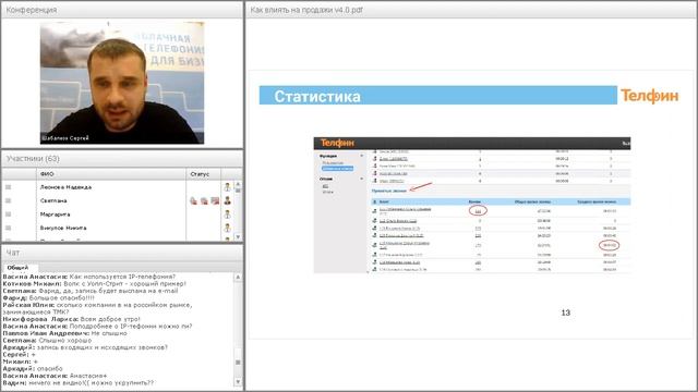 Вебинар "Как влиять на продажи и эффективность работы сотрудников" смотреть онлайн
