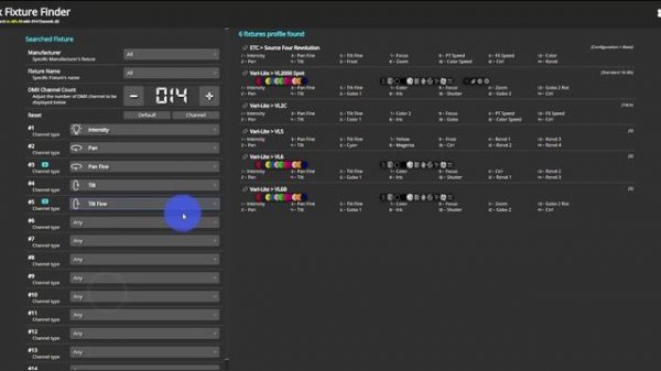 How to Use the Onyx Fixture Finder