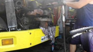 как снять и установить ГБЦ ЗиЛ бычок в одиночку