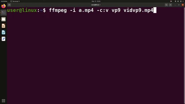 FFmpeg command to change codec of video/audio easily. смотреть онлайн