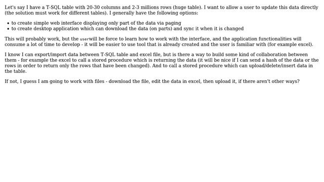 Databases: Colloboration between T-SQL Table and Excel Sheet(s) смотреть онлайн