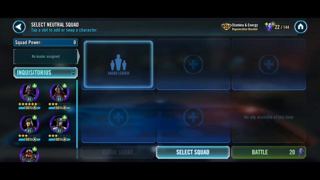 CONQUEST 16 | Hard Sector 5 Feats (w/ BOSS FEATS) SWGOH смотреть онлайн