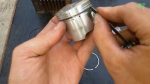 Как правильно установить кольца на поршень 72сс. Мопед Дельта/Альфа