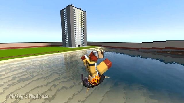 Minecraft & Roblox: Ragdolls Jumps & Falls [GMOD] - Episode 55 смотреть онлайн