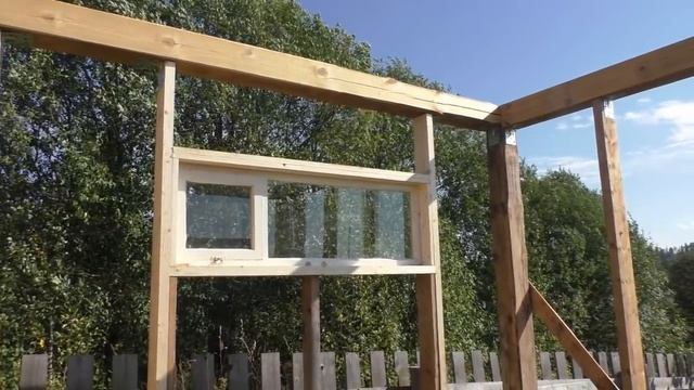 Небольшая баня для дачи своими руками из того что есть: часть 5 смотреть онлайн