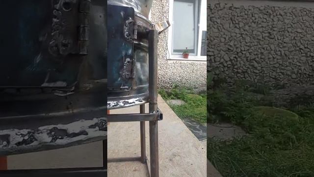 Печь под казан (часть 3). Соорудил подставку! смотреть онлайн