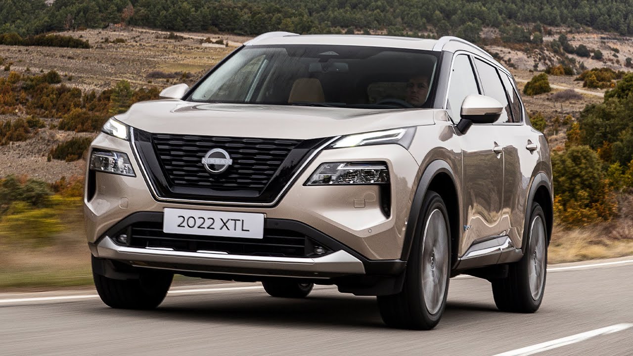 2023 Nissan X-Trail — экстерьер, интерьер и вождение Электрический 7-местный внедорожник. смотреть онлайн