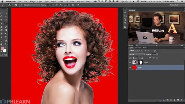 How to Cut Out Hair in Photoshop смотреть онлайн