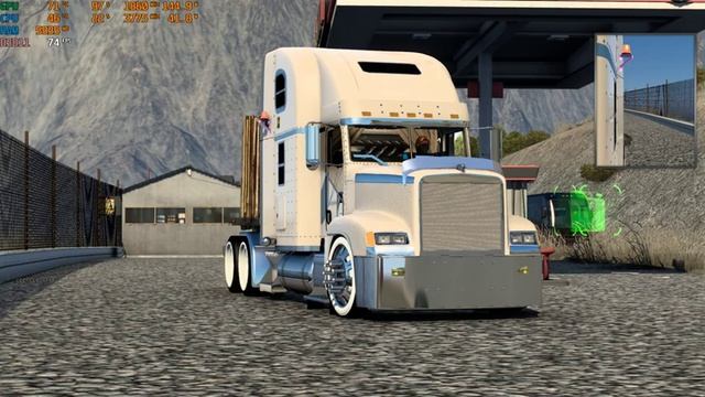 American Truck Simulator 1.46 GTX 1070 8GB GDDR5 смотреть онлайн