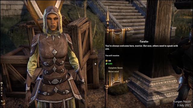 The Elder Scrolls Online (Stadia) - Cyrodiil Starting Quest Chain (Aldmeri Dominion)