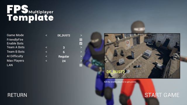 FPS Multiplayer Template V4.0 = Low Poly FPS 4.0 Free Download