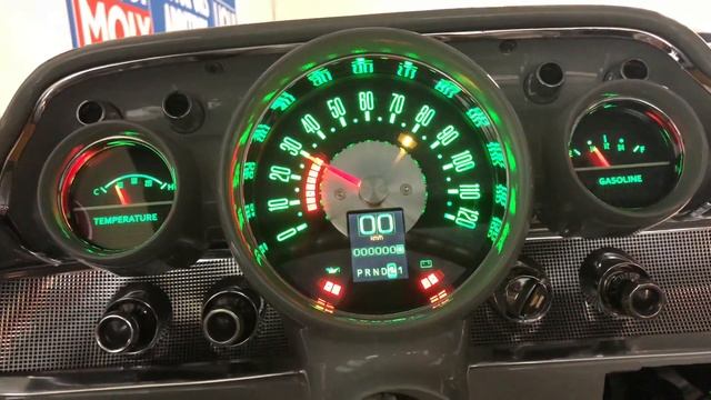 Dakota Digital RTX Gauges Demo Mode 1957 Chevrolet Bel Air смотреть онлайн