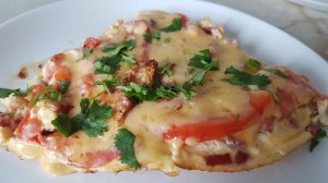 Омлетная пицца Цыганка готовит. Яичница как пицца. Gipsy kitchen.