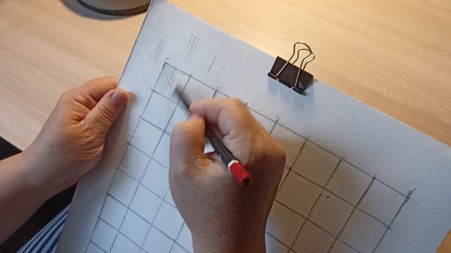 Рисунок шахматной доски. Работа в тоне( 1 слой). смотреть онлайн
