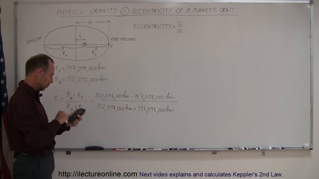 Physics 18 Gravity (11 of 20) Eccentricity Of A Planet's Orbits смотреть онлайн