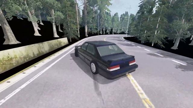 Left Lane Drifting ONLY - Dousojin Touge In BeamNG смотреть онлайн