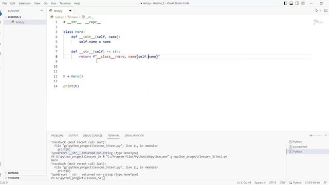 GoPython - Урок 26. __str__, __repr__ (Магічні методи об'єктів) смотреть онлайн
