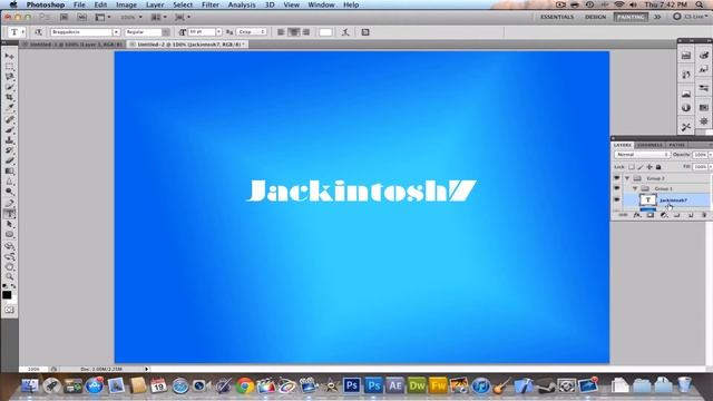 How to Make 3D Text In Photoshop CS5 смотреть онлайн
