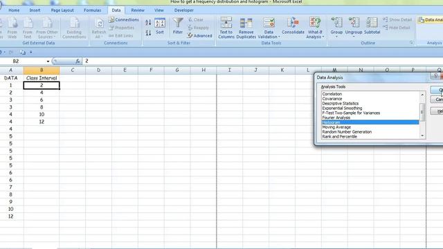 How to make a frequency distribution in Excel 2007 смотреть онлайн