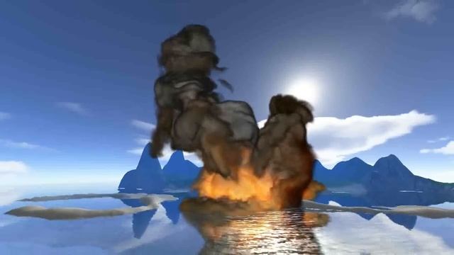 Real-Time 3D Navier Stokes Fluid Explosion Simulation GTX260 смотреть онлайн