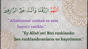 Bereket Duası | Karınca Duası | Bol Rızık Duası | Amin!