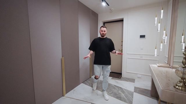 Огромная квартира 210 м2 для семьи с детьми | Обзор дизайна интерьера в ЖК Долина Сетунь Рум Тур смотреть онлайн